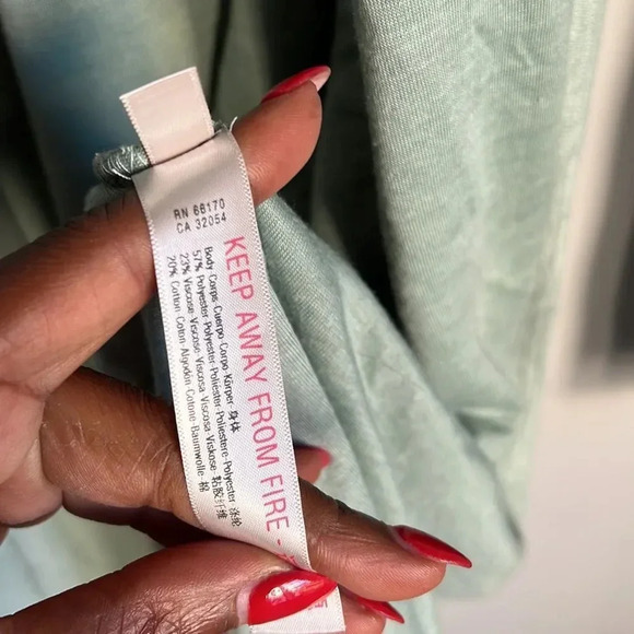 FREE PEOPLE Beach Bicoastal Seaglass Green Comfy Cardigan Duster - Picture 8 of 12